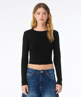 Women’s micro rib long sleeve baby t-shirt