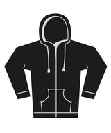 Unisex heavy full-zip hoodie