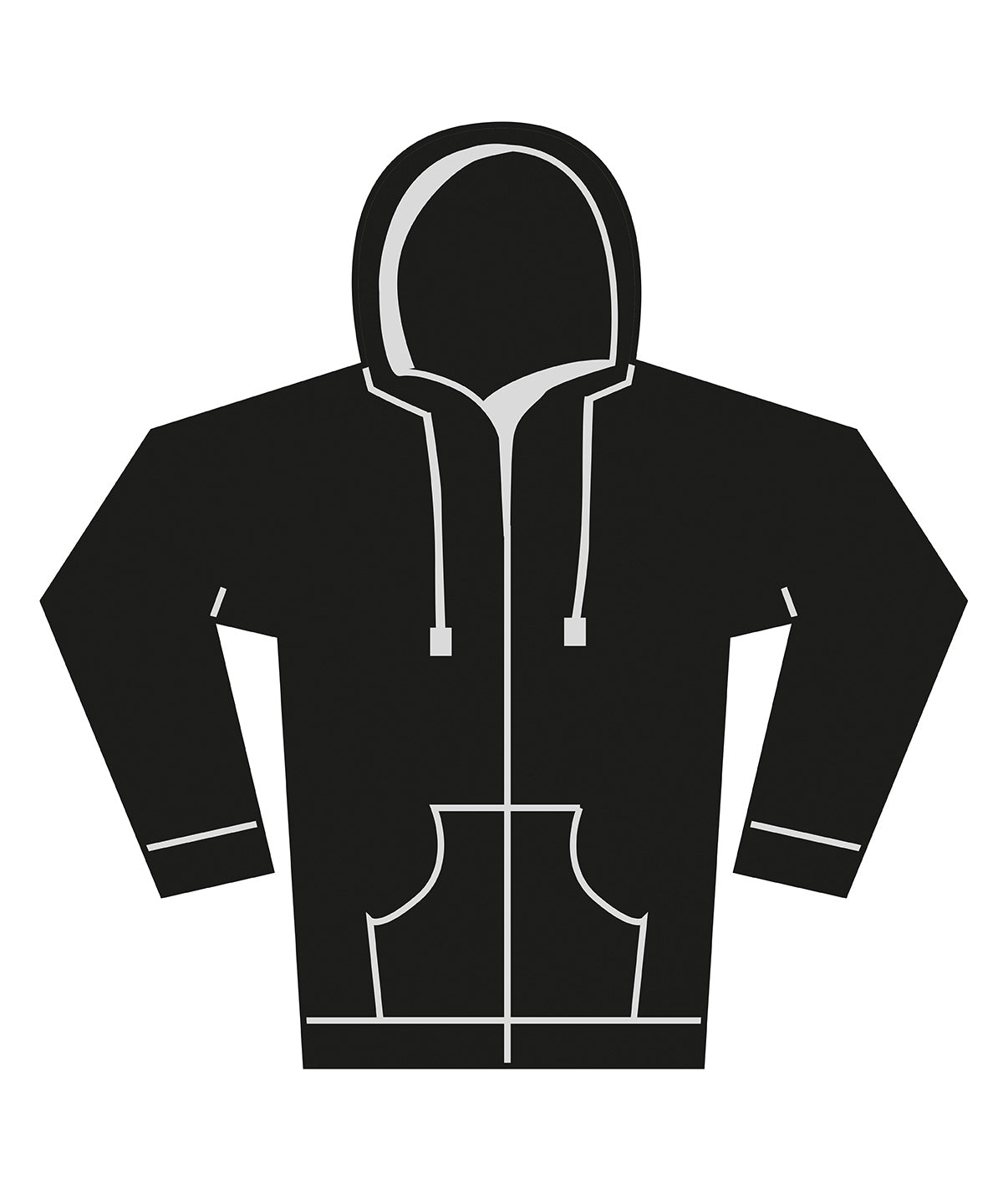 Unisex heavy full-zip hoodie