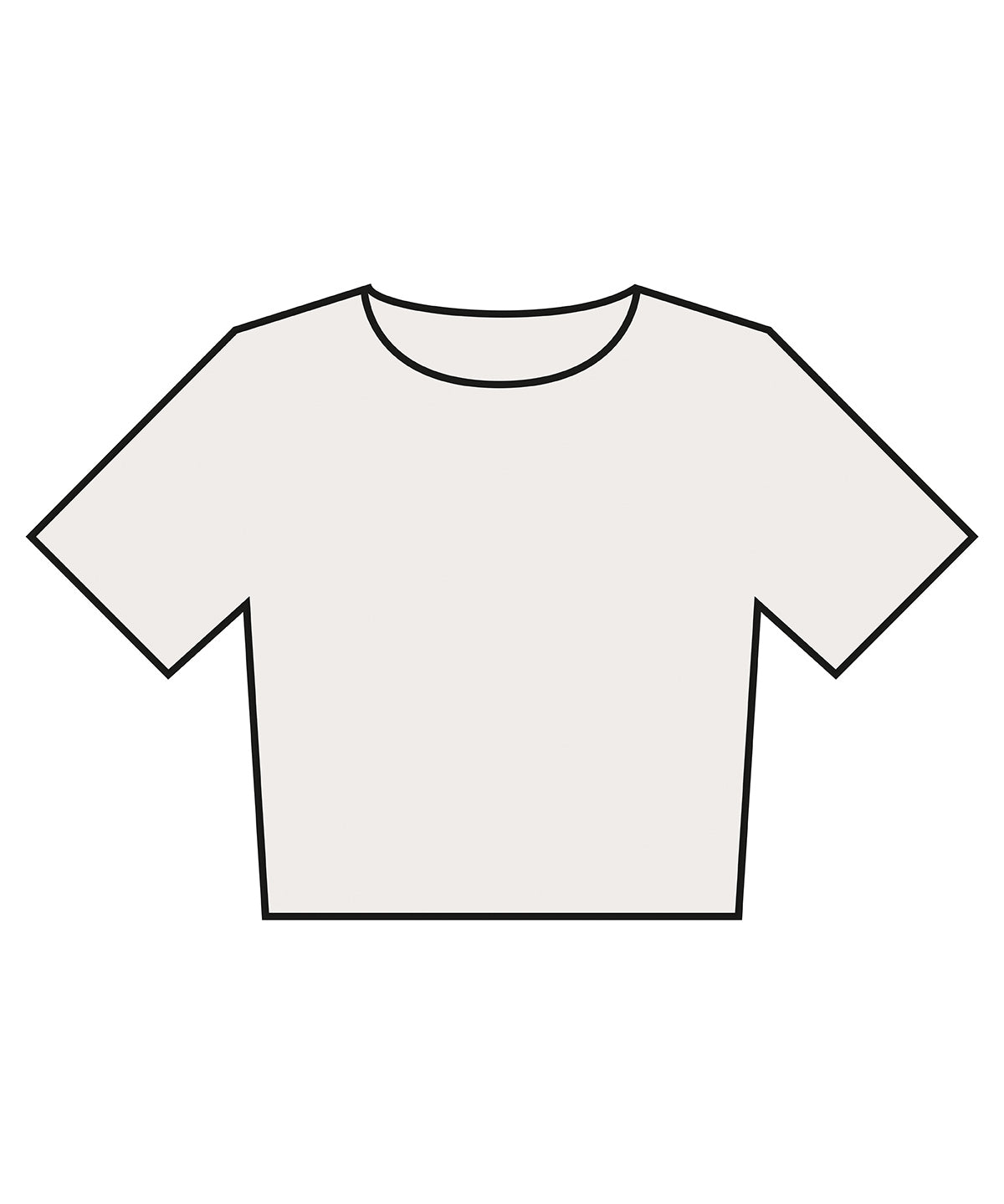 Women’s heavyweight washed cropped tee