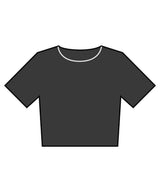 Women’s heavyweight washed cropped tee