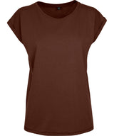 Women's extended shoulder tee