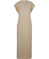  Women’s long extended shoulder dress