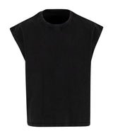 Vintage cropped heavy sleeveless tee