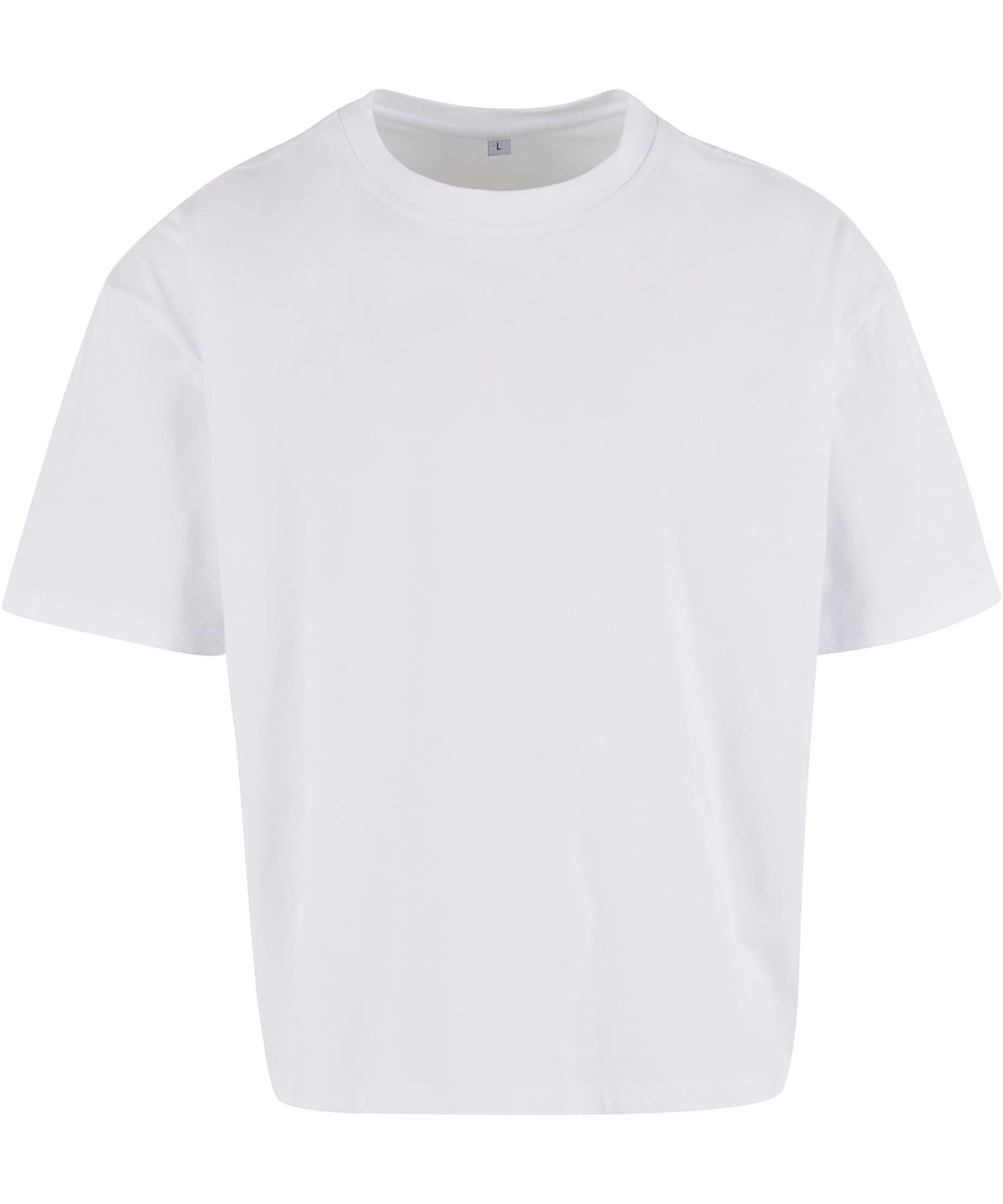 Cropped oversize tee