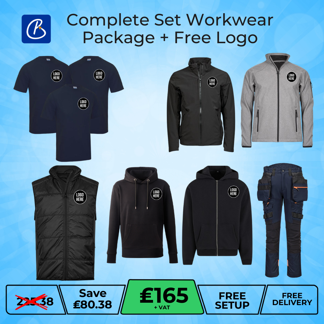 Complete Set Workwear Package + Free Logo