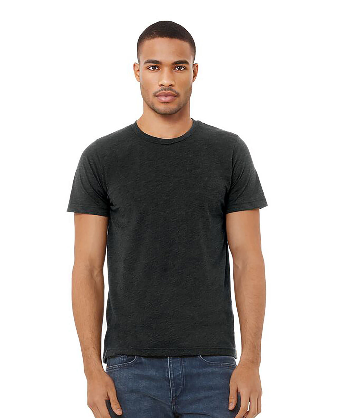 Unisex triblend crew neck t-shirt