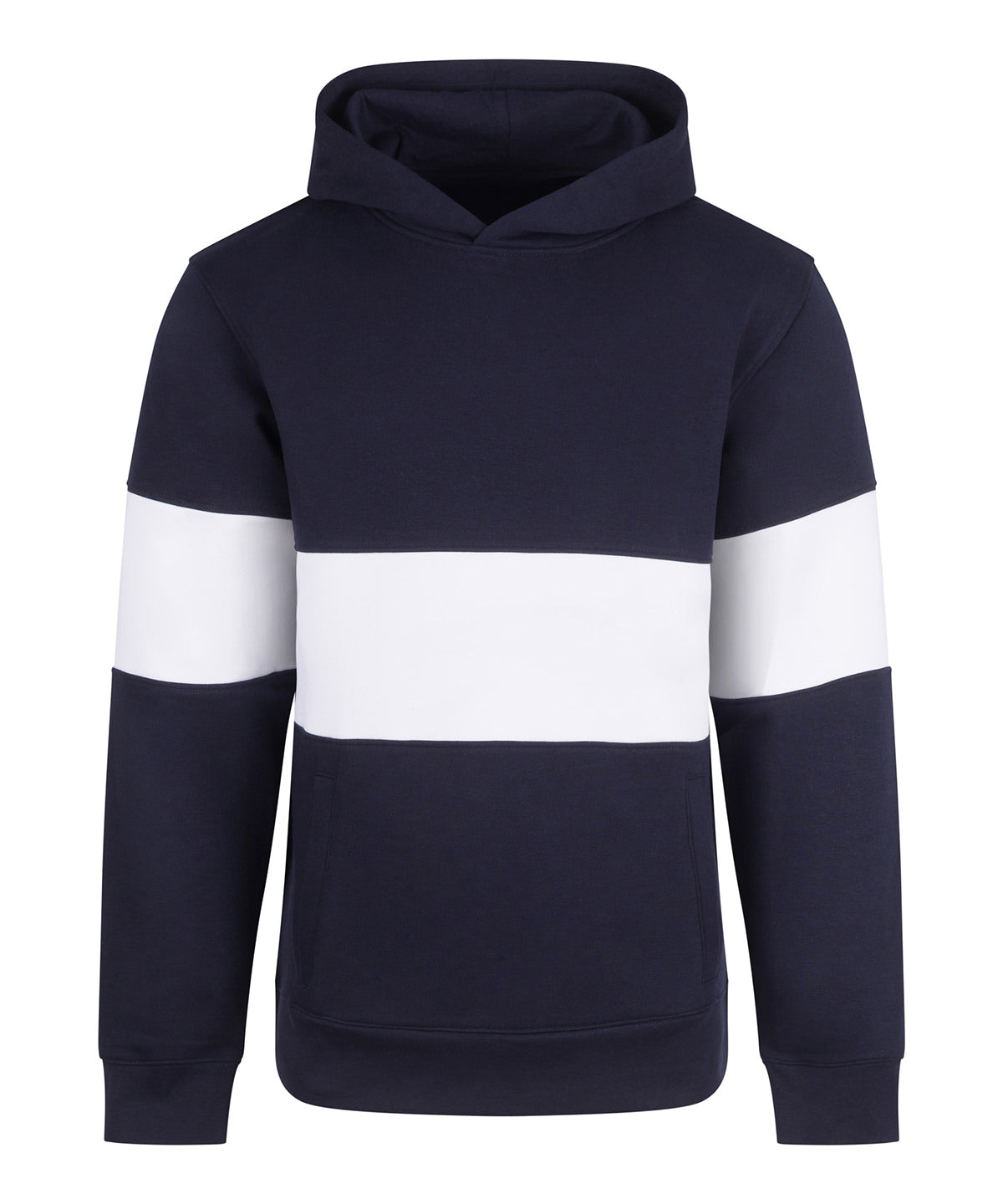 Heavyweight panelled hoodie