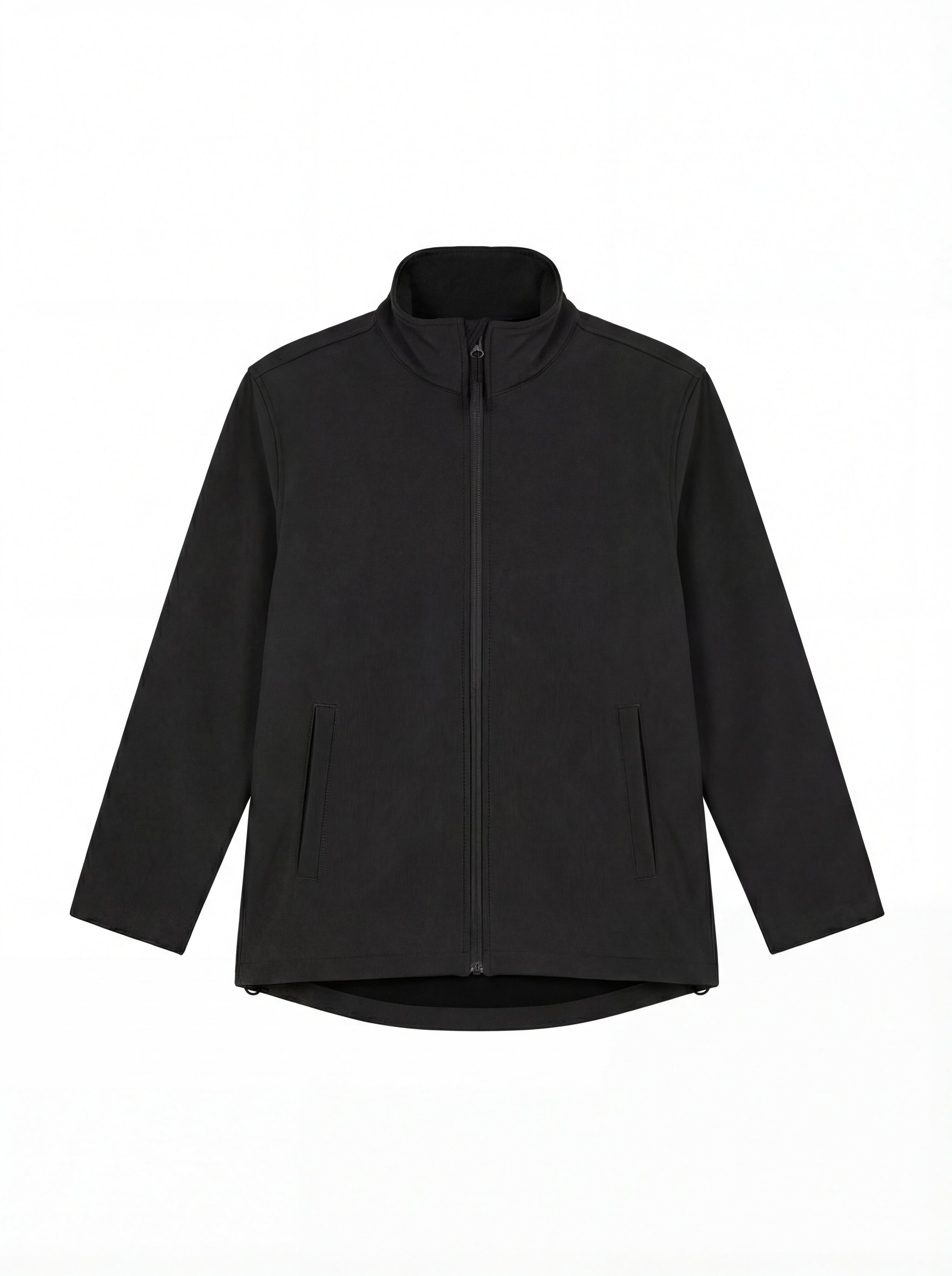 Eco Full Zip Softshell Jacket - Black