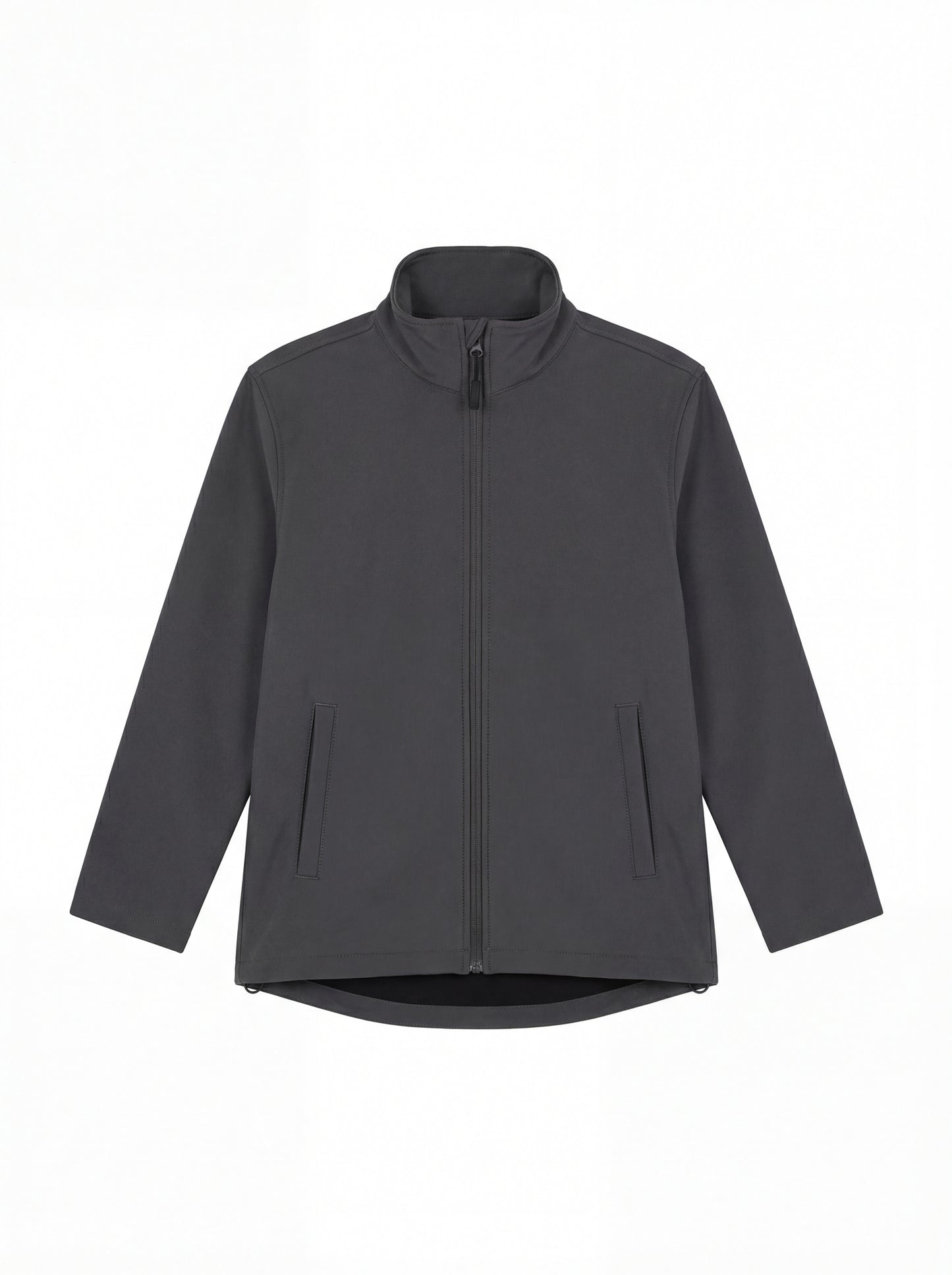 Eco Full Zip Softshell Jacket - Charcoal