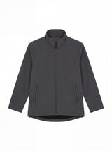Eco Full Zip Softshell Jacket - Charcoal