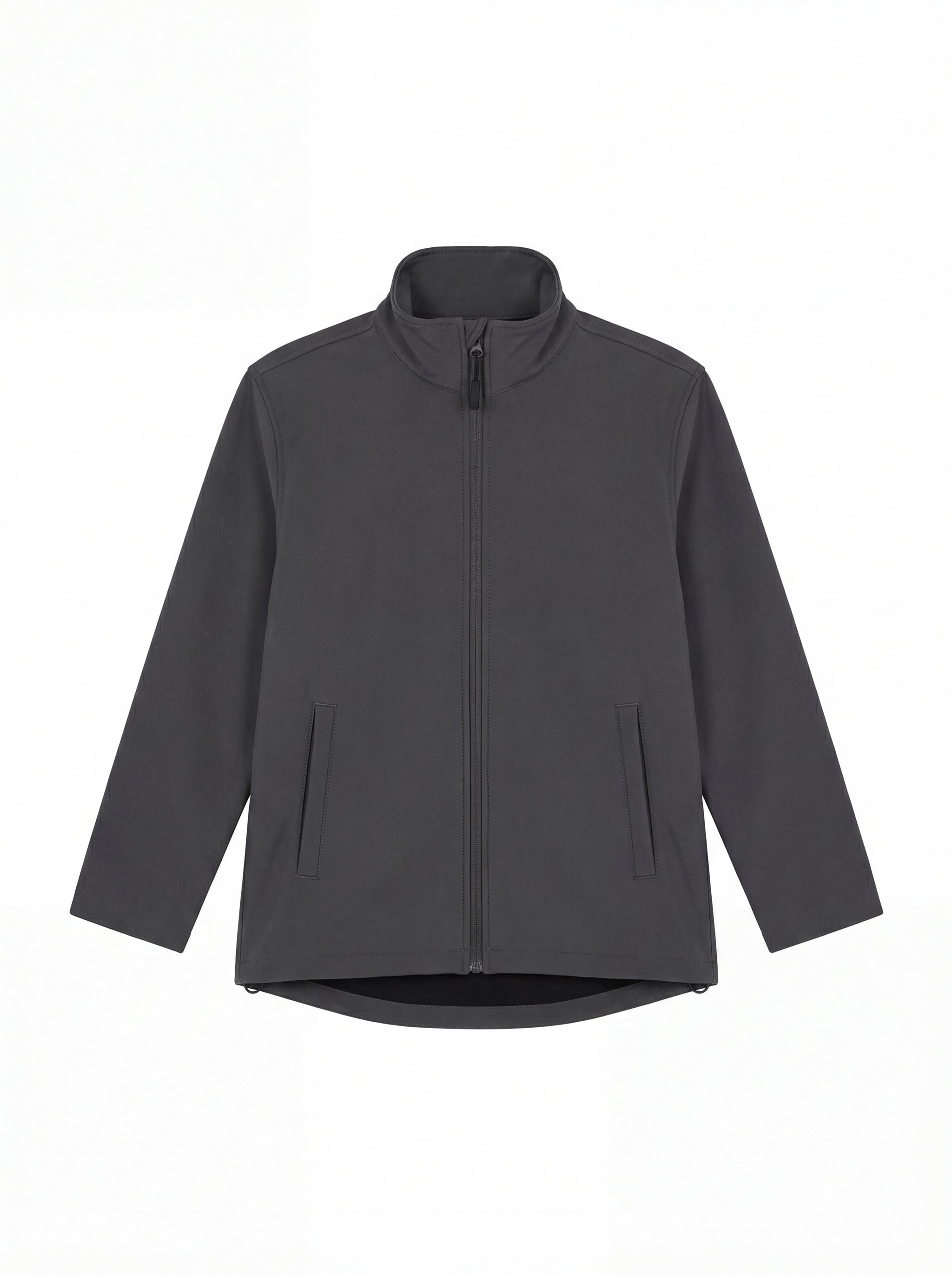 Eco Full Zip Softshell Jacket - Charcoal