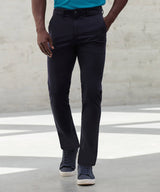 Stretch chinos with flex waistband 
