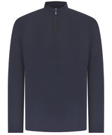 ¼ zip top with wicking finish