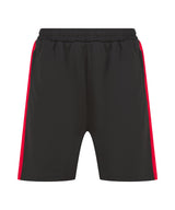 Knitted shorts with zip pockets