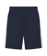 Knitted shorts with zip pockets