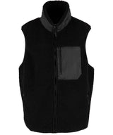 Bonded sherpa vest
