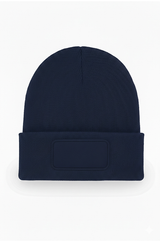 Rectangular Patch Beanie - Navy