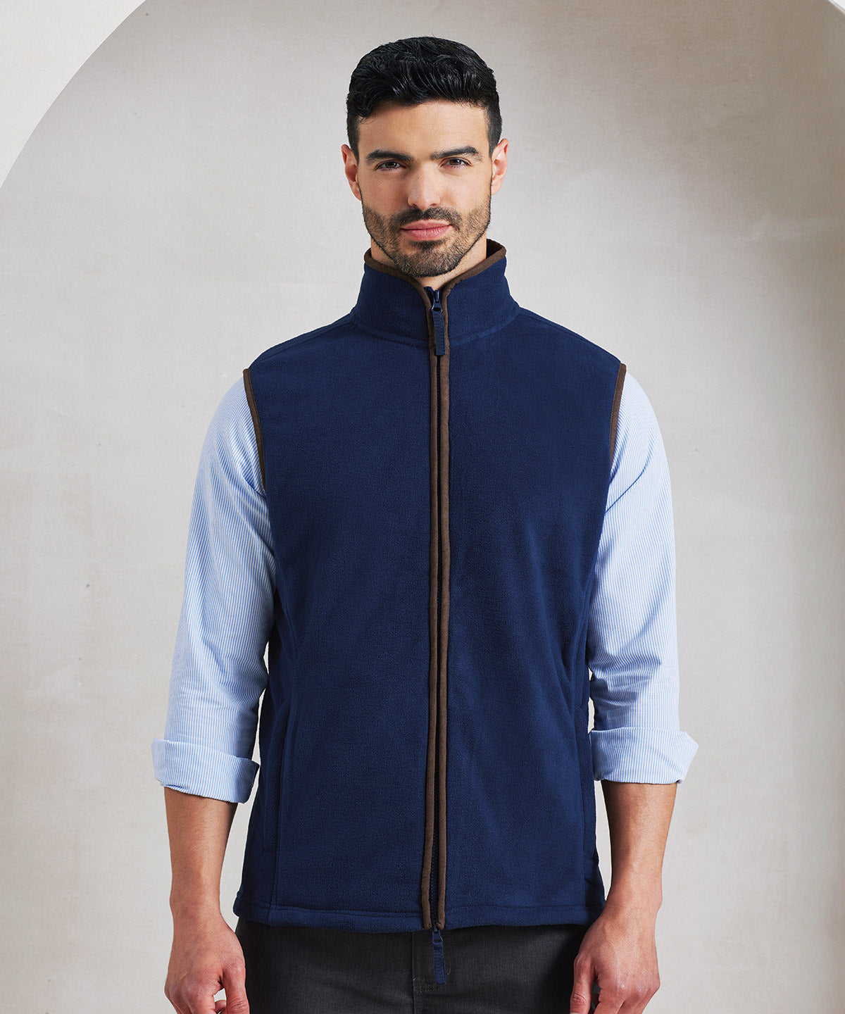Artisan fleece gilet