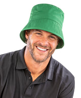 Recycled bound edge bucket hat 