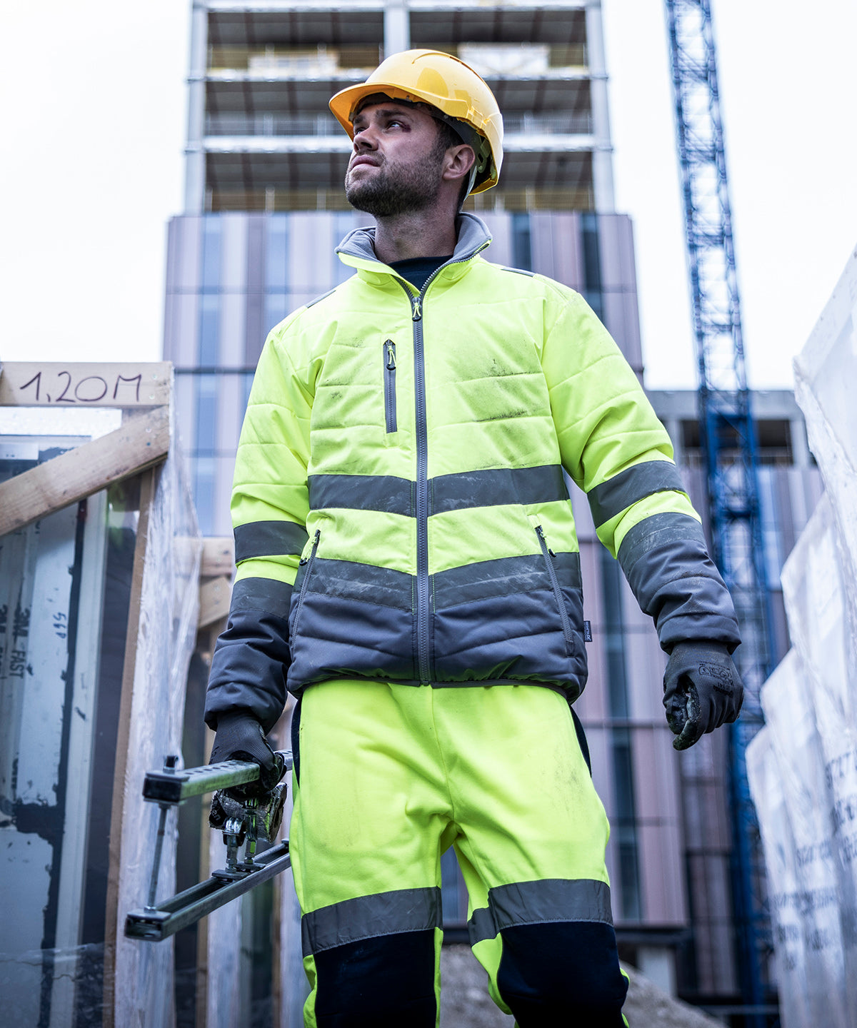 Hi-vis two-tone thermal jacket
