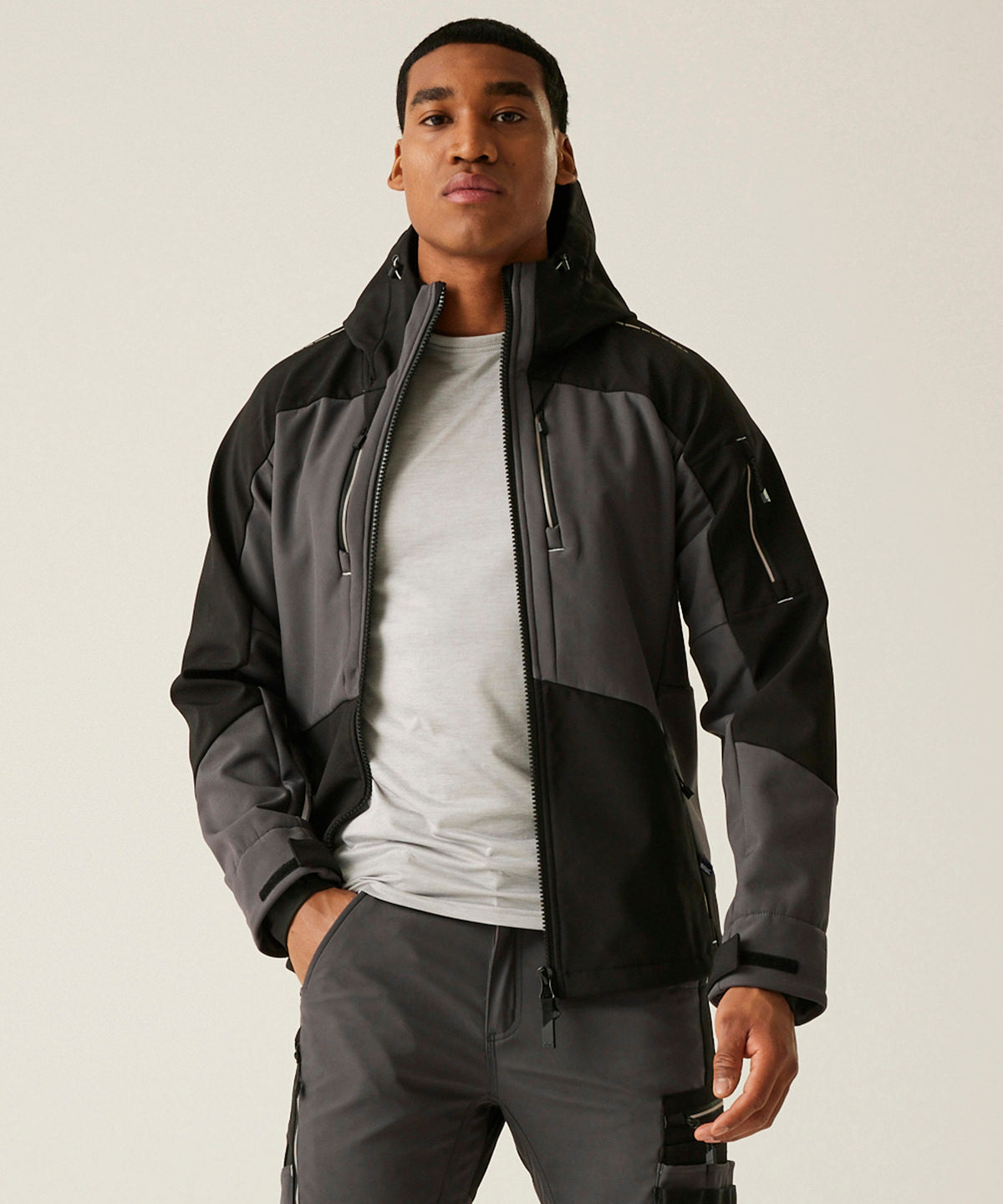 4-Tex stretch 3-layer softshell jacket