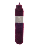 Super luxury faux fur long hot water bottle and cover