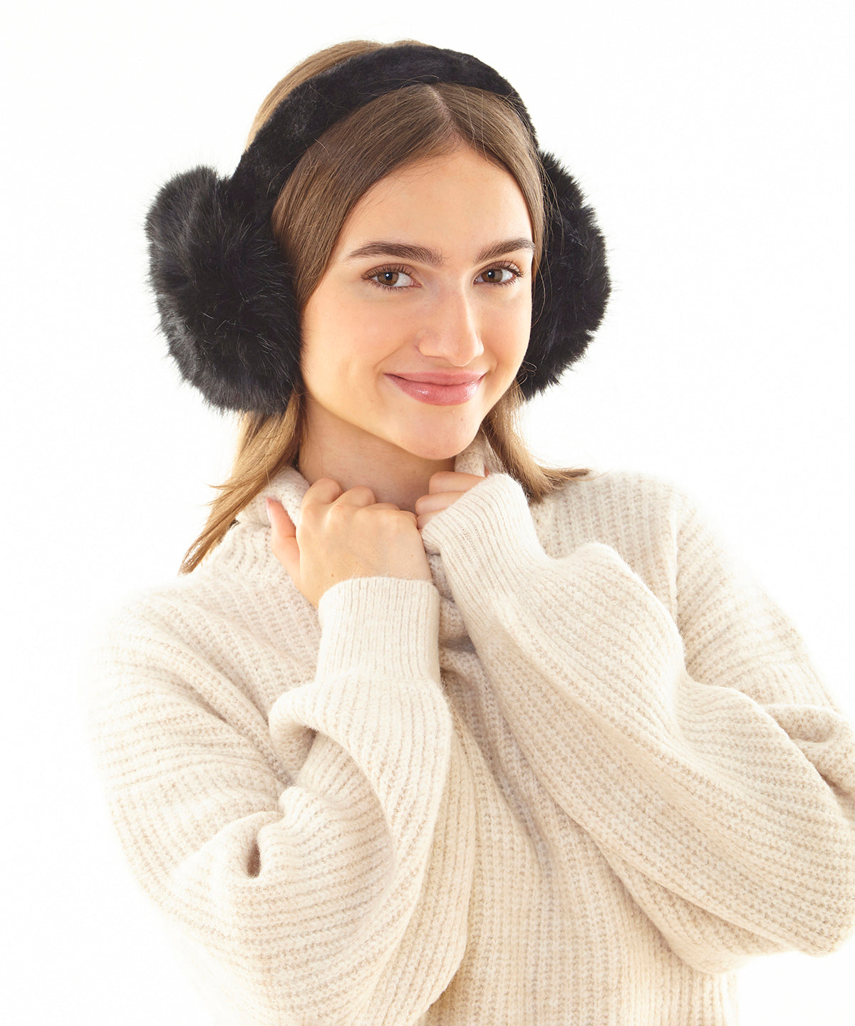 Luxury fur ear muffs
