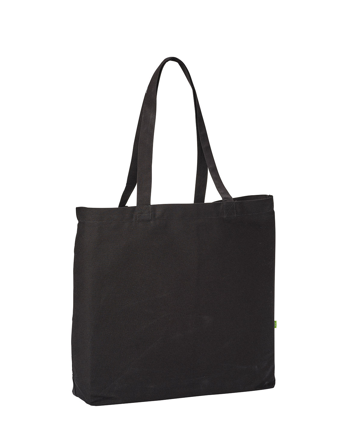 Organic canvas ‘flat base’ landscape shopper