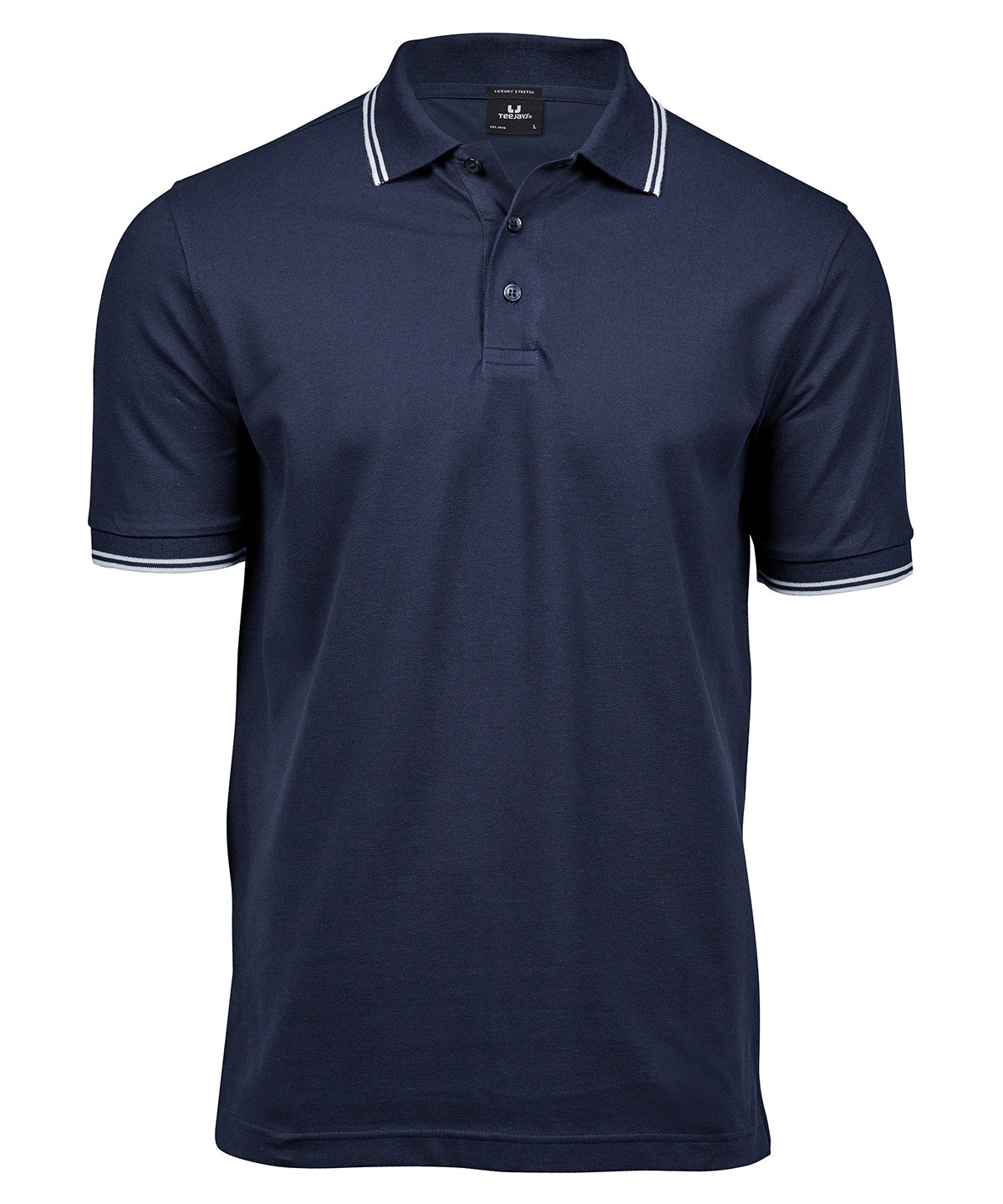 Luxury stripe stretch polo (1407)