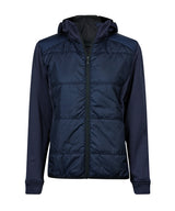 Women’s hybrid-stretch hooded jacket (9113)