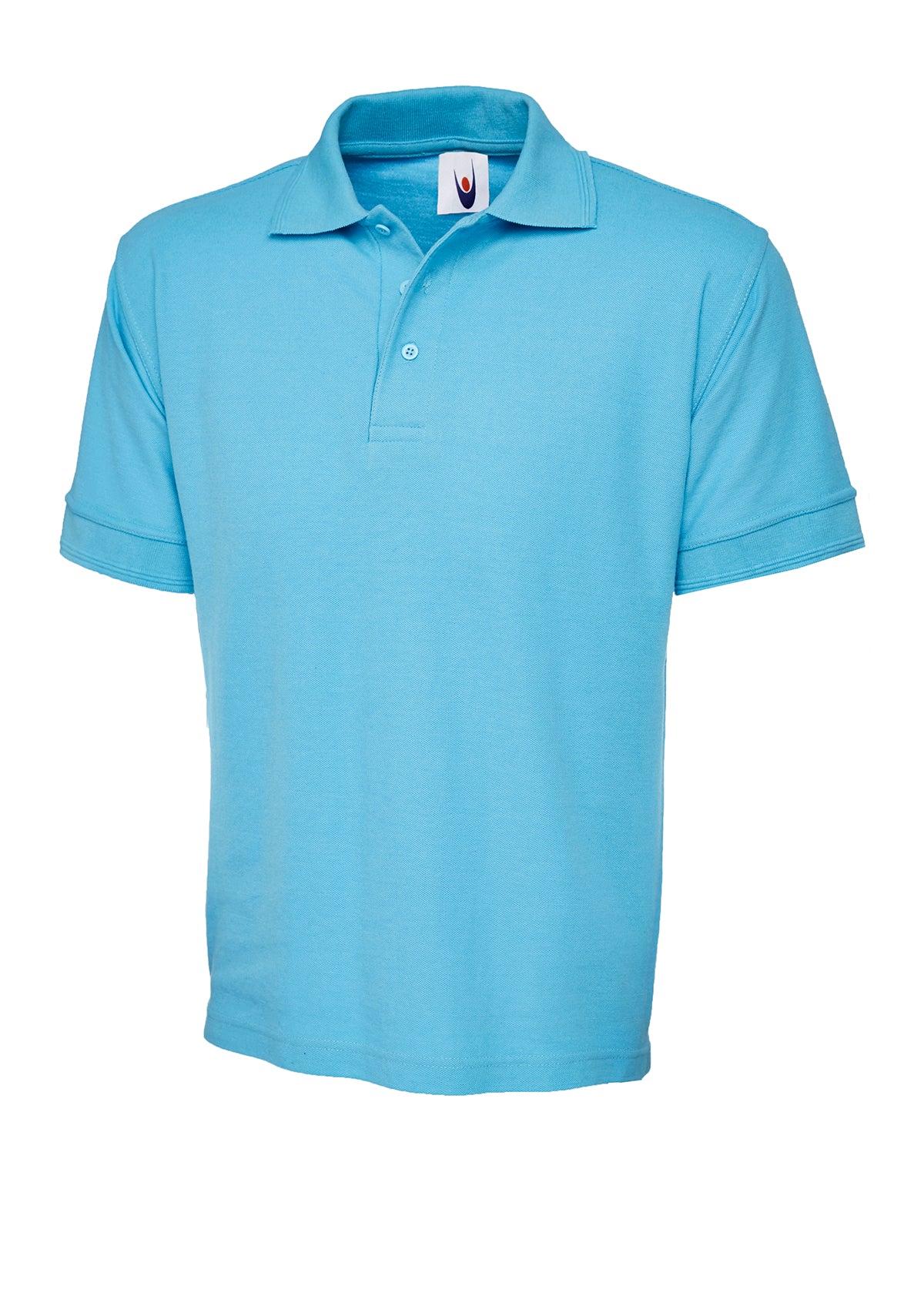 Heavyweight Poloshirt - Sky