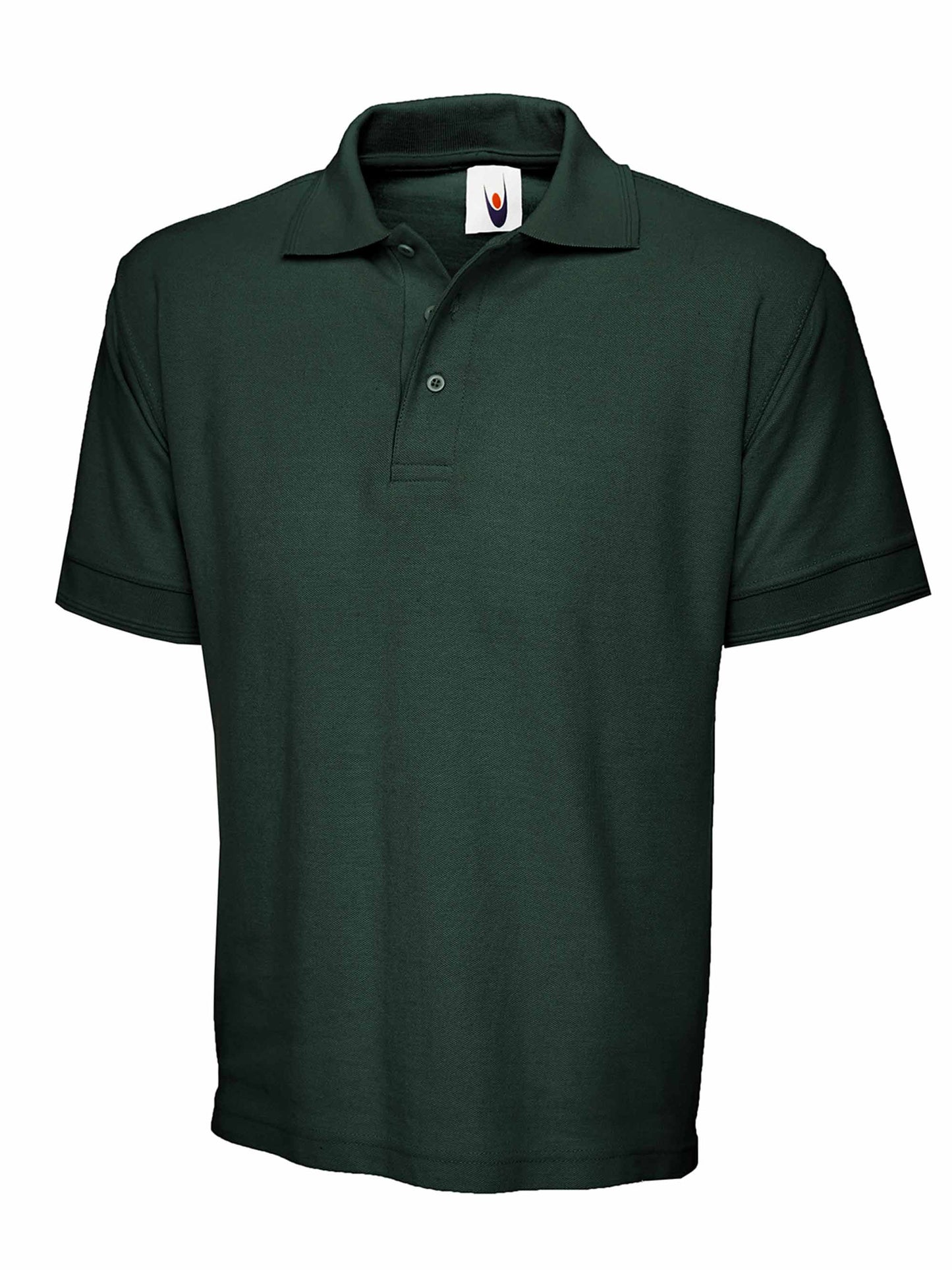 Heavyweight Cotton Poloshirt - Bottle Green