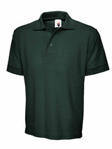 Heavyweight Cotton Poloshirt - Bottle Green