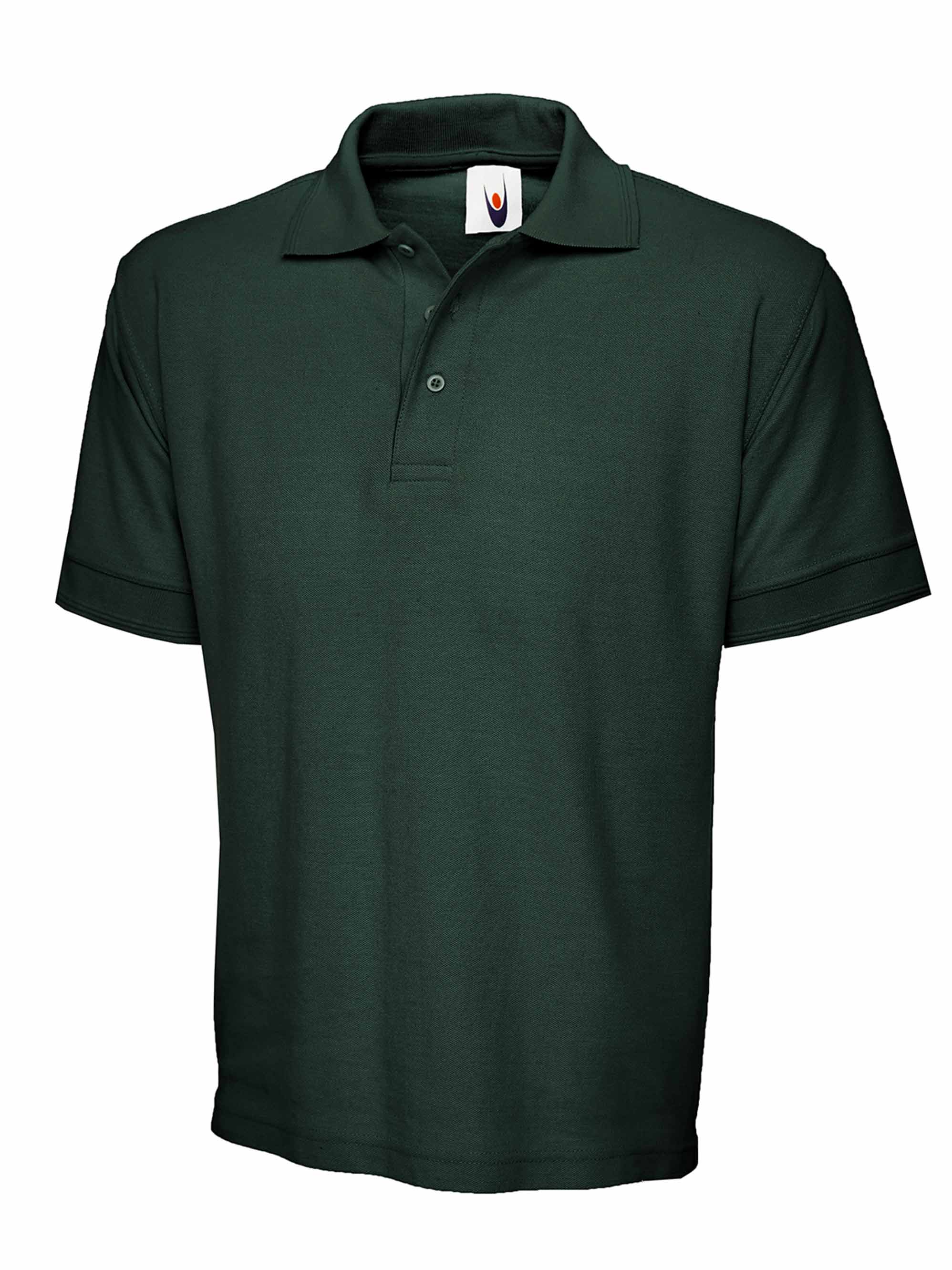 Heavyweight Cotton Poloshirt - Bottle Green