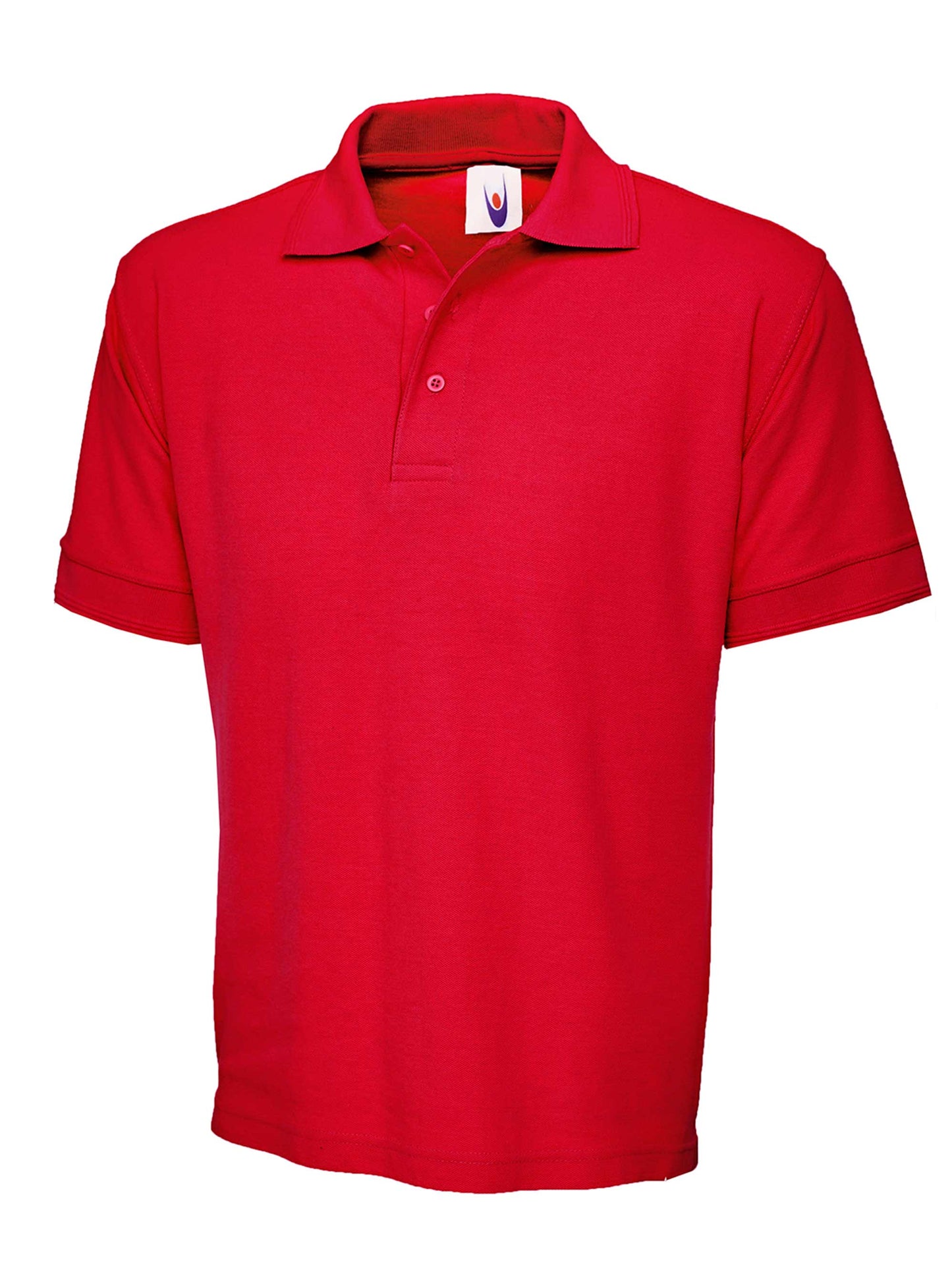 Heavyweight Cotton Poloshirt - Red