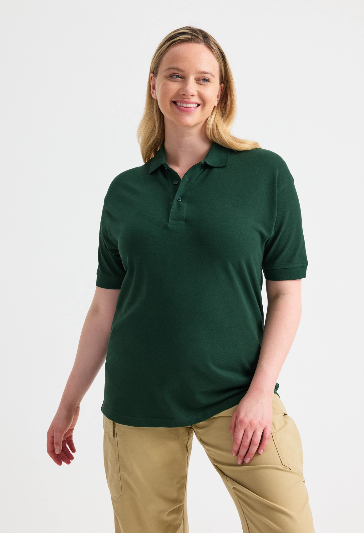 Classic Cotton Poloshirt - Bottle Green