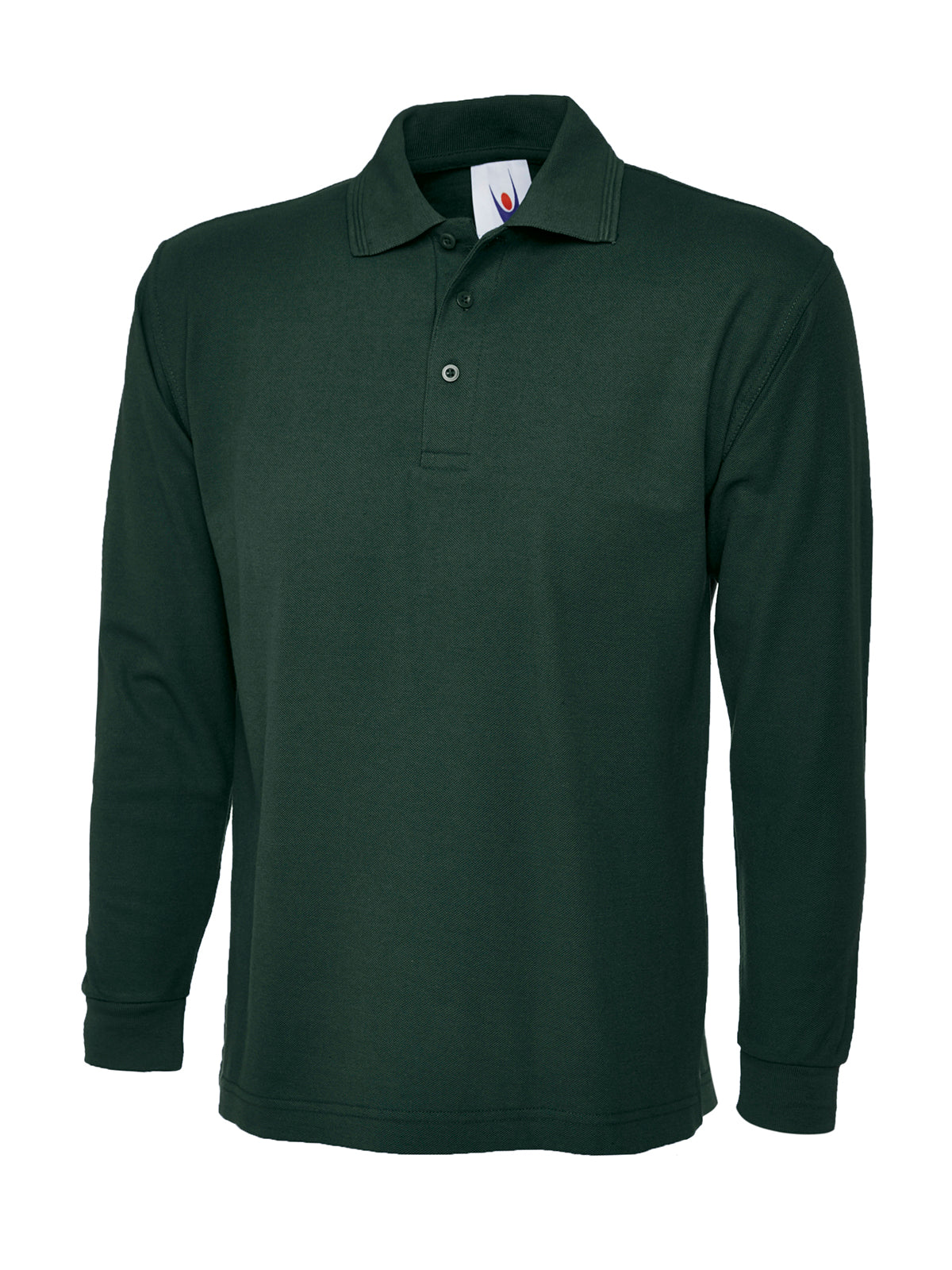 Longsleeve Classic Poloshirt - Bottle Green