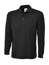 Longsleeve Classic Poloshirt - Black