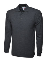 Longsleeve Classic Poloshirt - Charcoal