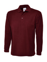 Longsleeve Classic Poloshirt - Maroon