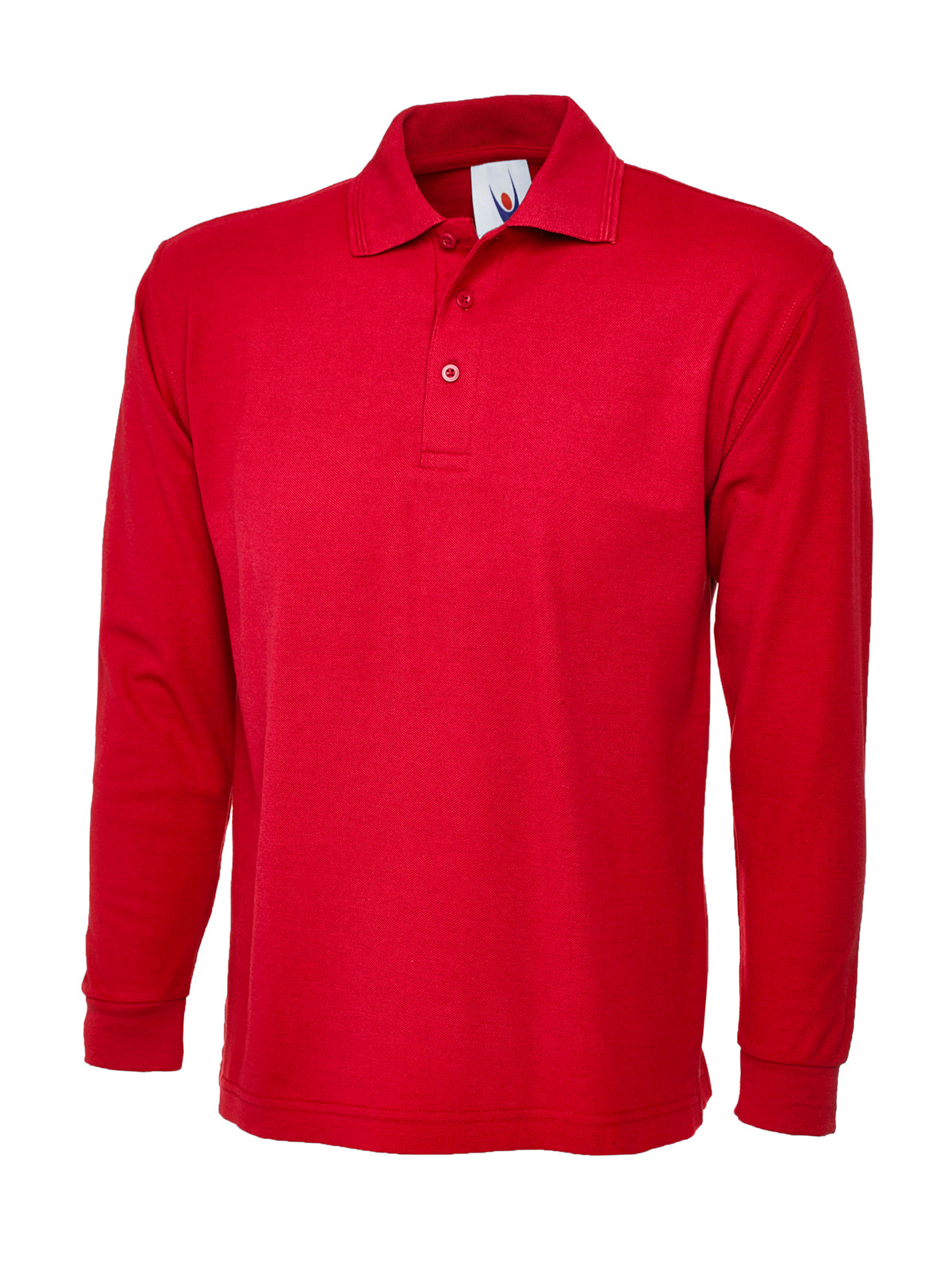 Longsleeve Classic Poloshirt - Red
