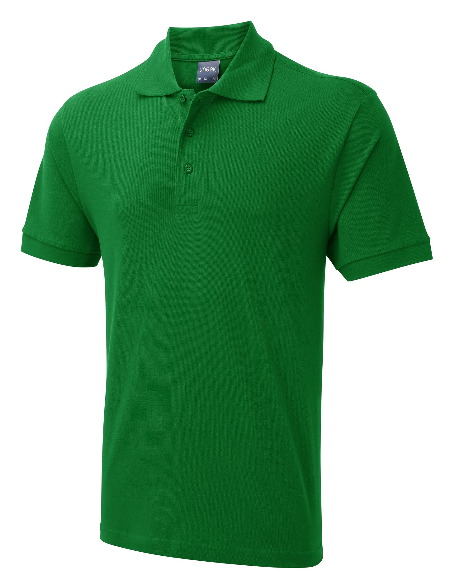 Mens Active Cotton Poloshirt - Kelly Green