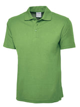 Mens Active Cotton Poloshirt - Lime