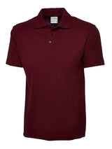 Mens Active Cotton Poloshirt - Maroon