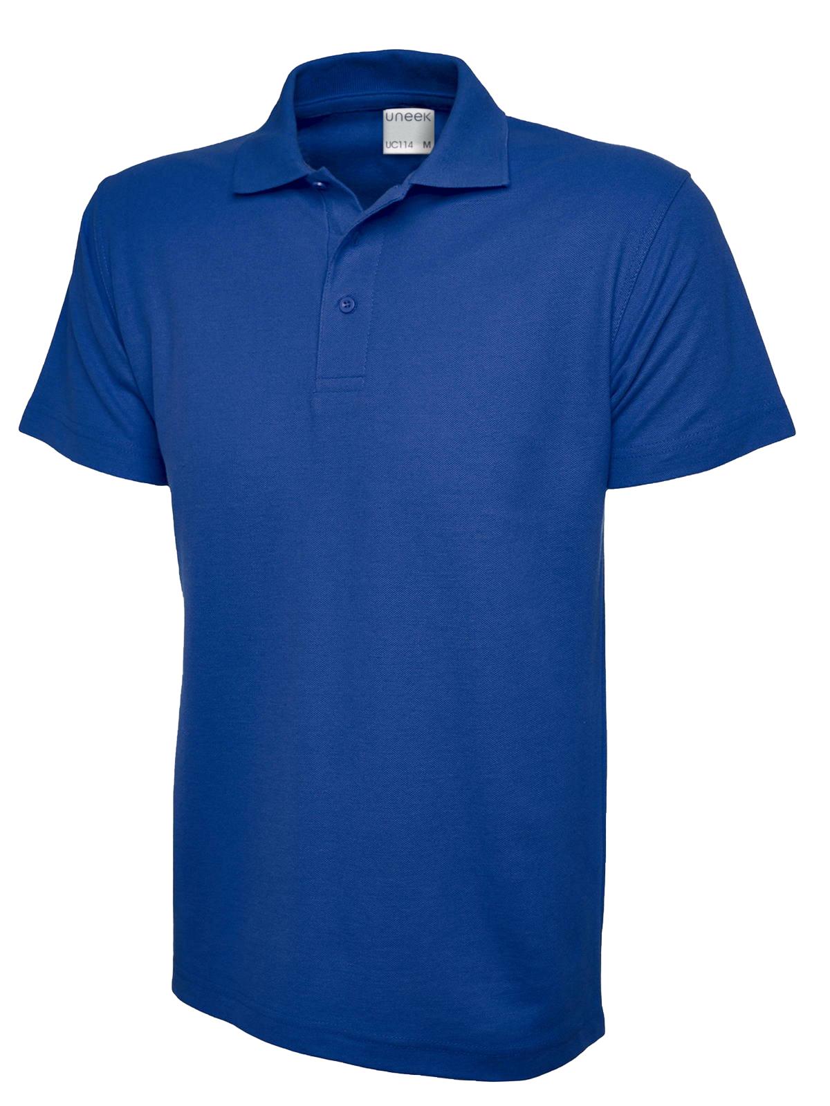 Mens Active Cotton Poloshirt - Royal