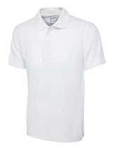Mens Active Cotton Poloshirt - White
