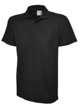 Childrens Active Cotton Poloshirt - Black