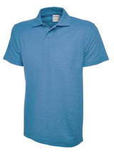 Childrens Active Cotton Poloshirt - Sky