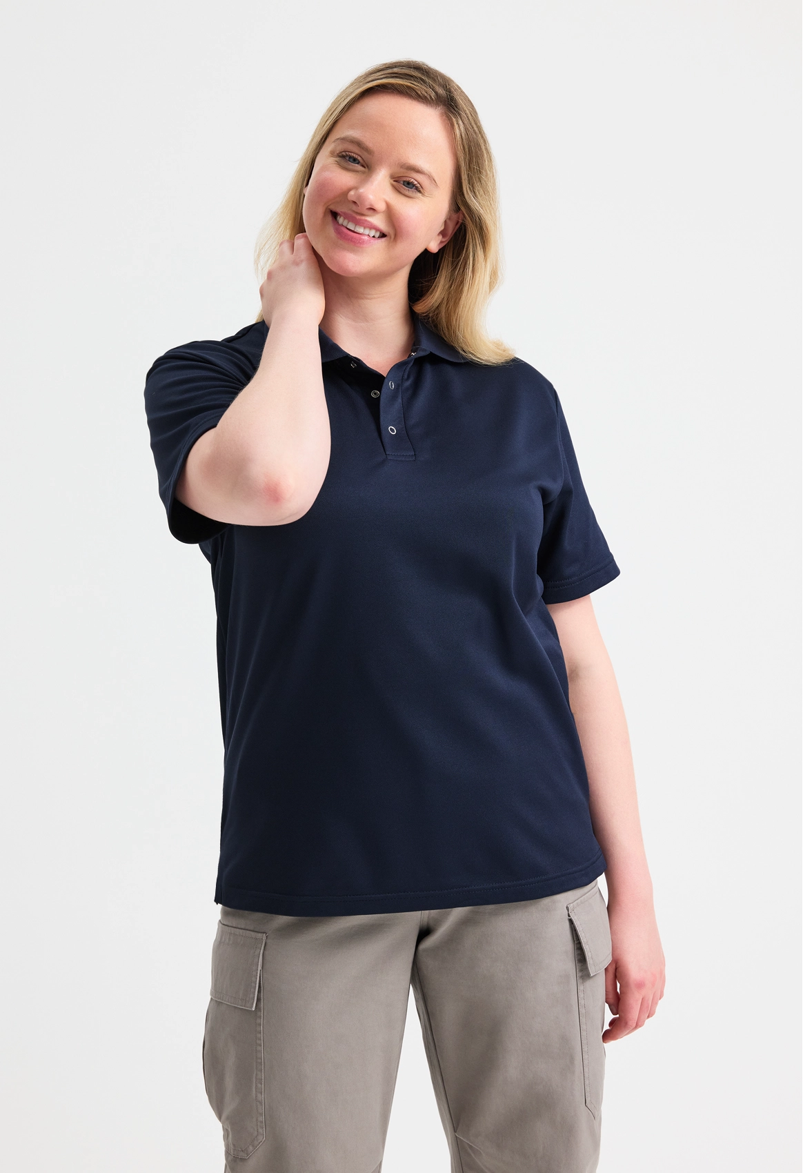 Processable Poloshirt	 - Black